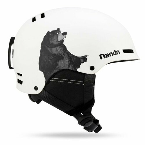 Шлем горнолыжный NANDN NT30 WHITE BEAR