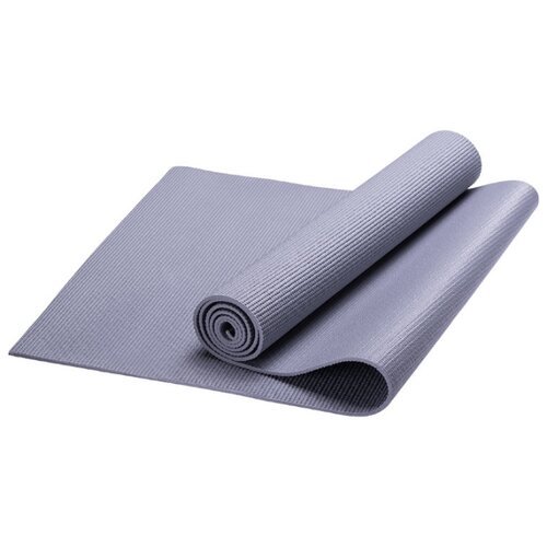 HKEM112-05-GREY Коврик для йоги, PVC, 173x61x0,5 см (серый)