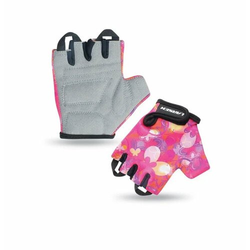 Велоперчатки детские Larsen 01-2842, розовые (размер XXS)