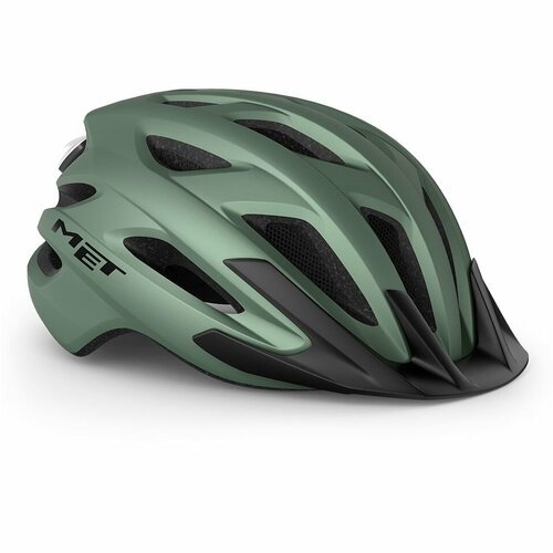 Велошлем Met Crossover Helmet (3HM149CE) 2024, цвет Зелёный, размер шлема XL (60-64 см)