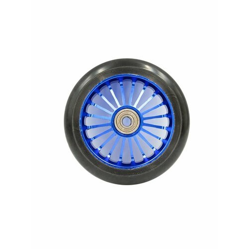 Колесо для трюкового самоката 100 мм Спицы синее (алюминий) 805426-KR2