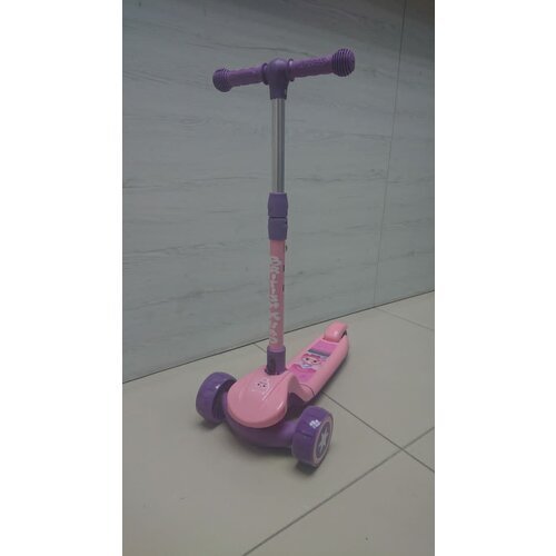 Детский самокат Luxmom YL-M1 розово-фиолетовый