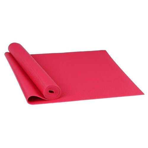 Коврик Sangh Yoga mat, 173х61 см розовый 0.4 см