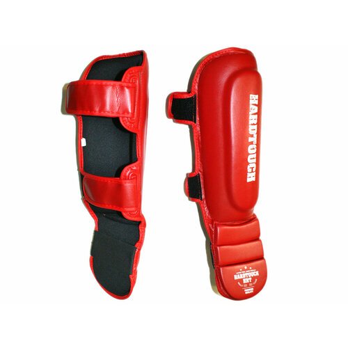 Защита ног (голень+стопа) HARD TOUCH модель Б. Цвет: красный. Размер М