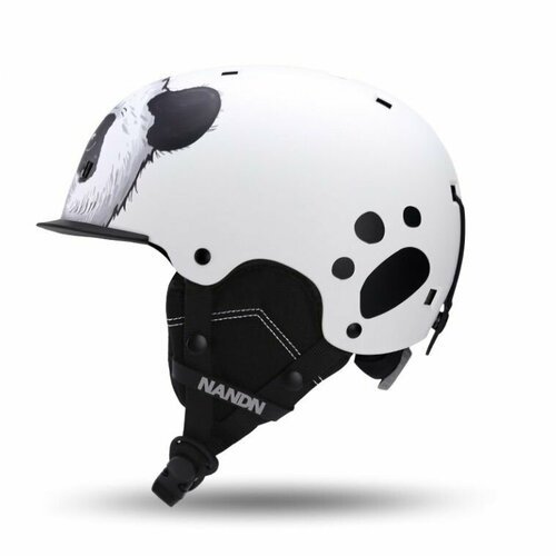 Шлем горнолыжный детский NANDN NT635A WHITE Панда