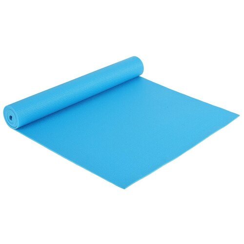Коврик для йоги 173 х 61 х 0,4 см, цвет синий Sangh