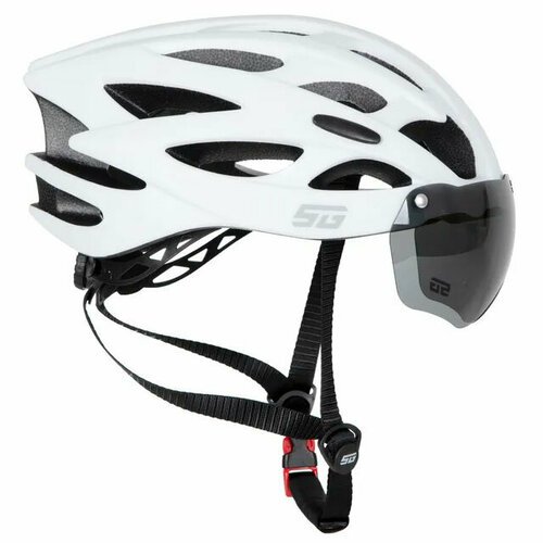 Шлем STG WT-037 с визором белый, Размер: M M