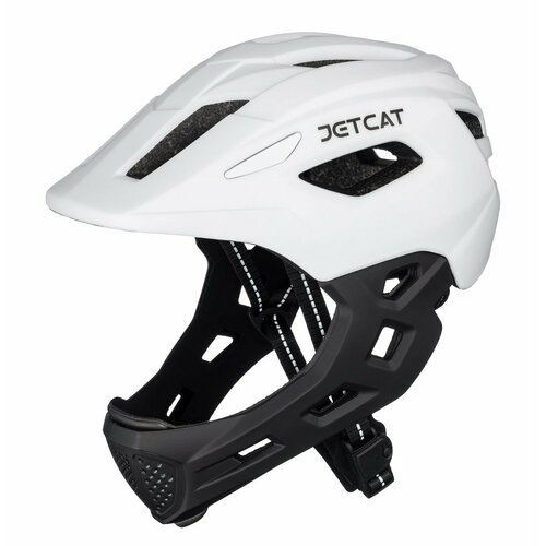 Шлем JETCAT - Start - White/Black - размер 'S' (52-56см) защитный велосипедный велошлем детский
