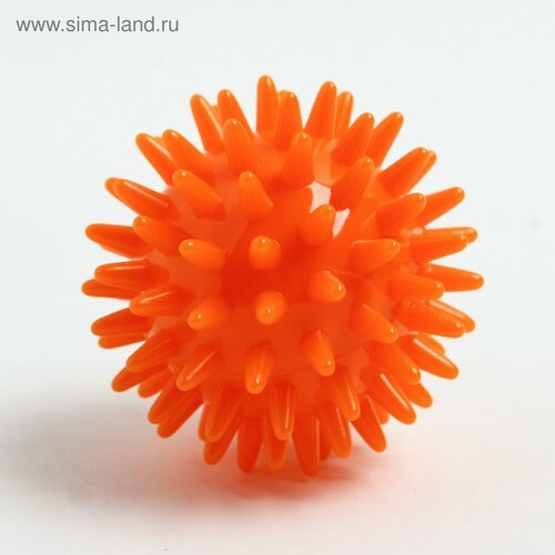 Мяч массажный d = 6 см, цвет оранжевый