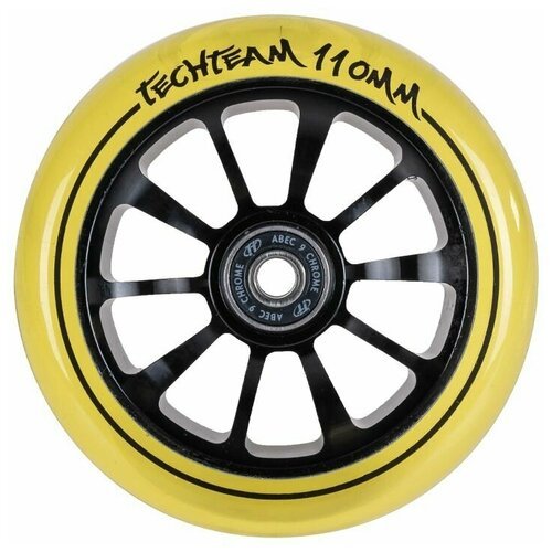 Колесо для самоката X-Treme 110*24мм Winner, yellow transparent,34470