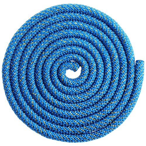 Grace Dance Скакалка гимнастическая с люрексом, 2.5 м, цвет синий