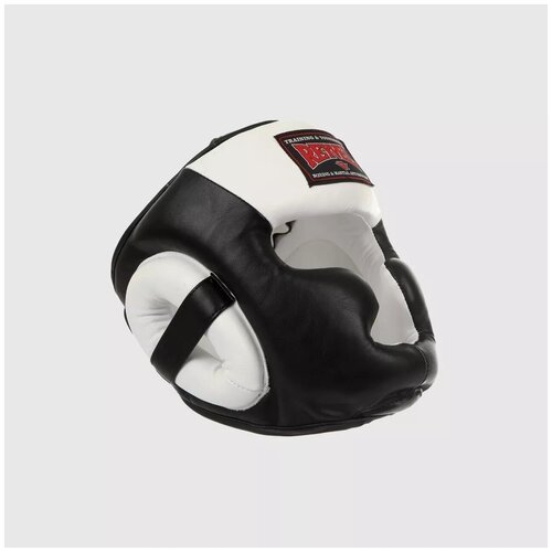 REYVEL Шлем тренировочный МуайТай черно-белый, размер М