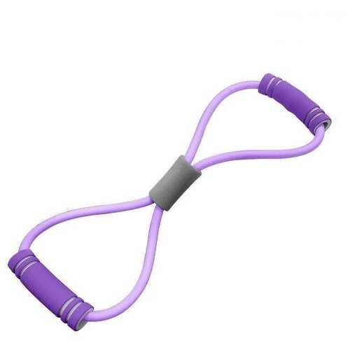 Трубчатый эспандер для фитнеса, Bentfores (пурпурный, длина трубки - 100 см, 33779)