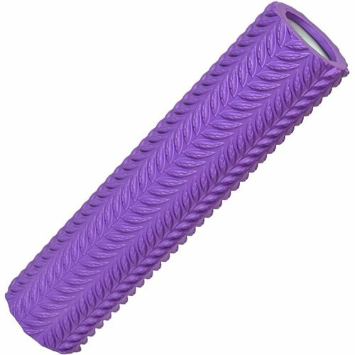 Ролик для йоги фиолетовый 45х11см ЭВА/АБС Спортекс E40752