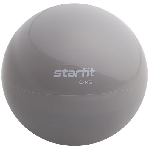 Медбол STARFIT Core GB-703 6 кг, тепло-серый пастель