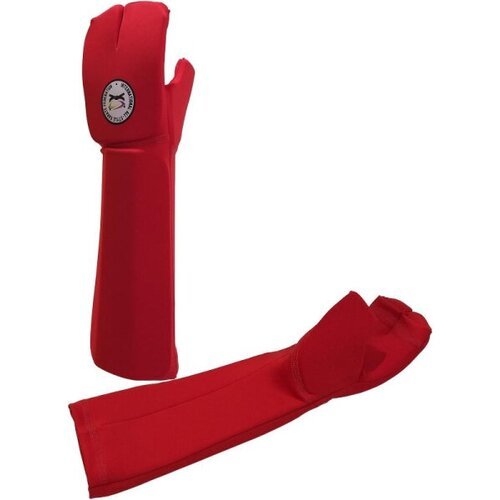 Накладки с защитой предплечья для Ножевого боя Рэй-Спорт IASKF (Красный, S)