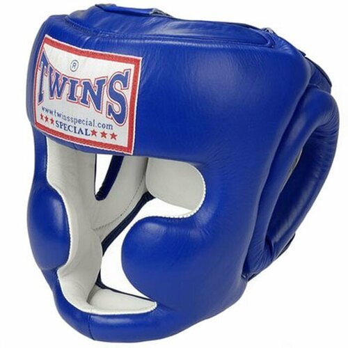 Боксерский шлем Twins Special HGL-6 синий (XL)
