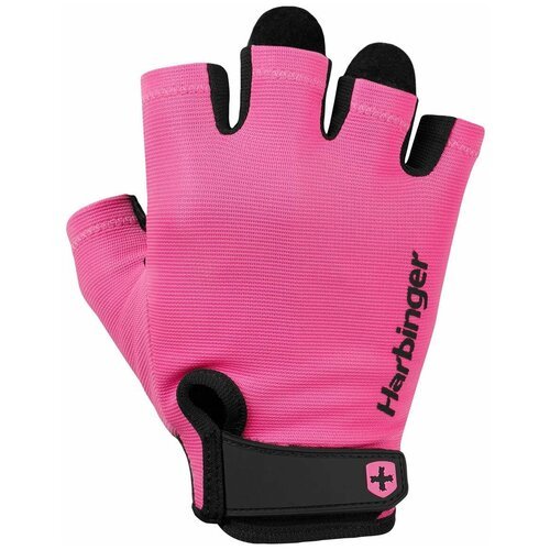 Фитнес перчатки Harbinger Power 2.0, унисекс, розовые, XS