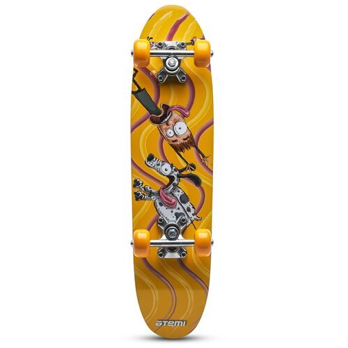 Детский скейтборд ATEMI ASB24D03, 24x6, желтый