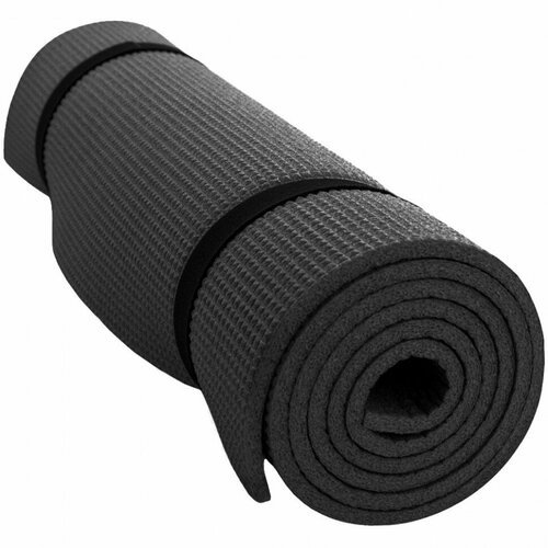 Коврик для фитнеса HKEM1208-06-BLACK, 150х60х0,6 см, черный