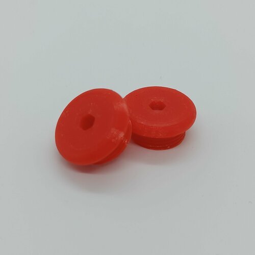 Заглушки для руля электросамоката Kugoo S3 pro, красные