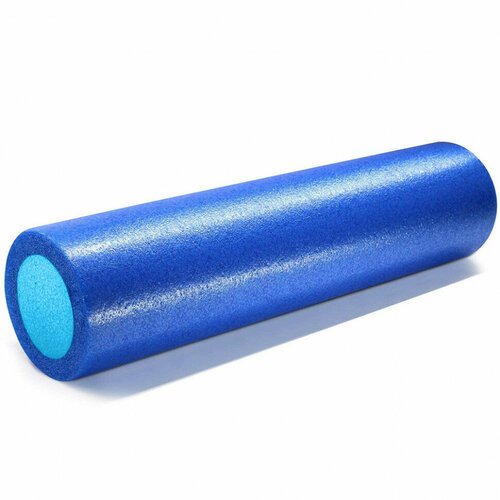 Ролик для йоги полнотелый PEF60-A (синий/голубой) 60х15см. (E42021)