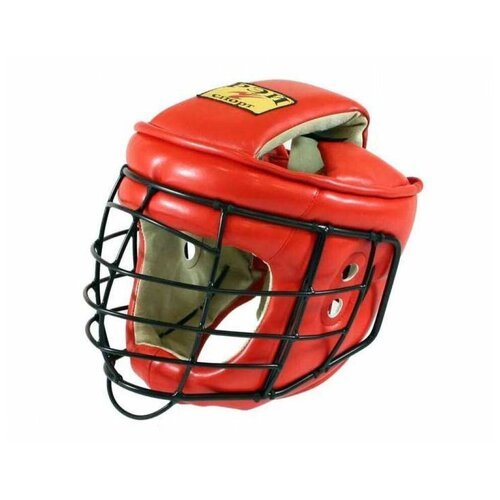 Шлем для армейского рукопашного боя Рэй-Спорт ТИТАН-2 (Иск. кожа, Красный, S)