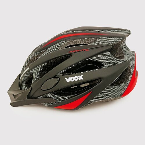 Шлем защитный VOOX, Road VTT (mv-29), 55-58, black/red