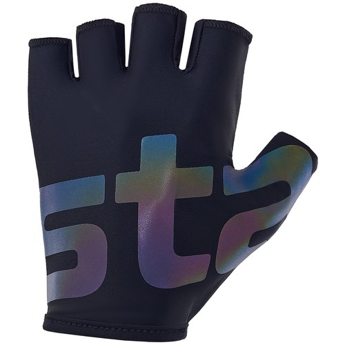 Перчатки для фитнеса Starfit WG-102, черный/светоотражающий, S