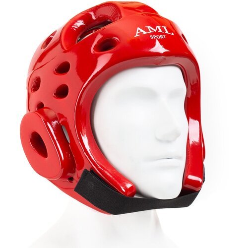 Шлем тхэквондо AML красный (XS)