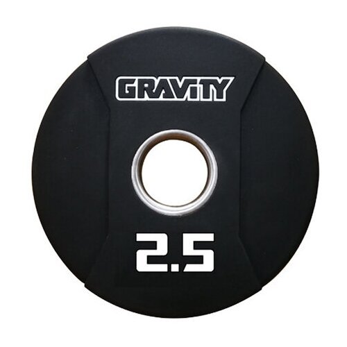 Диск олимпийский полиуретановый Gravity, 2,5 кг