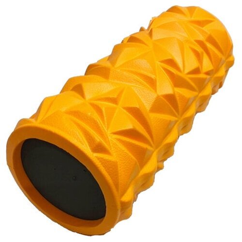 Ролик массажный для йоги Coneli Yoga Diamond 33x14 см оранжевый