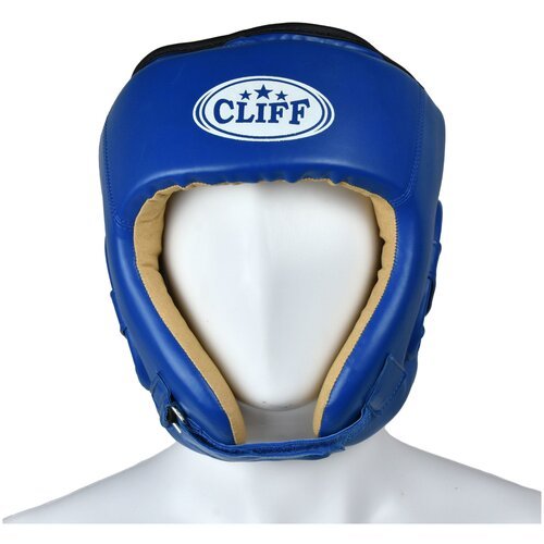 Шлем боксерский ULI-5001 FLEX, открытый, цвет: синий, размер: XL