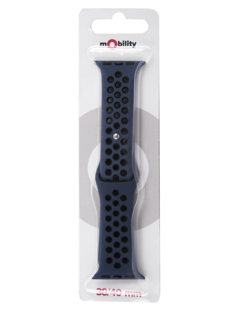Ремешок Red Line для Apple watch - 38-40 mm, mObility, синий, Дизайн 1 УТ000018899