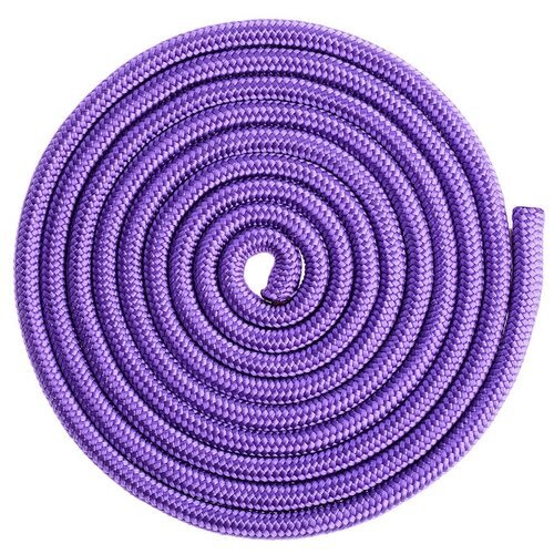 Скакалка утяжелённая Grace Dance веревочная фиолетовый 250 см