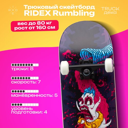 Скейтборд RIDEX Rumbling 31.65'х8.25'
