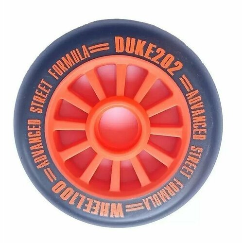 Колесо для самоката Duker 202, 100*24 мм, оранжевый, без подшипников