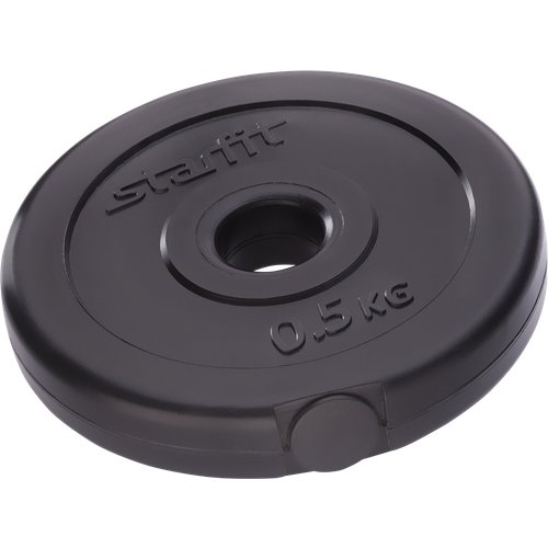 Диск Starfit BB-203 0.5 кг 1 кг 1 шт. черный
