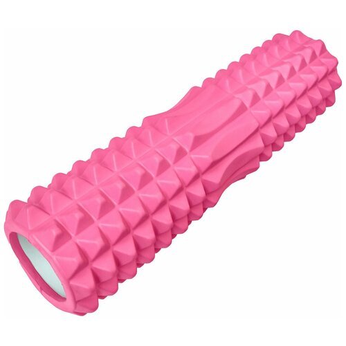 B31260-1 Ролик для йоги (розовый) 45х15см ЭВА/АБС