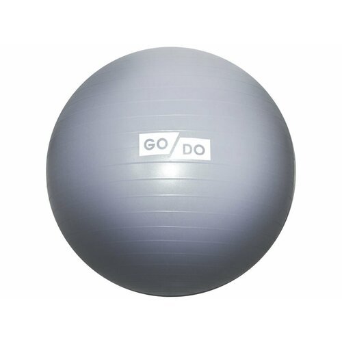 Мяч для фитнеса Anti-burst GYM BALL матовый. Диаметр 85 см: FB-85 1365 г (Серебро)