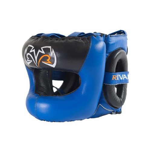 Боксерский шлем с бампером Rival RHGFS3 Blue (S/M)