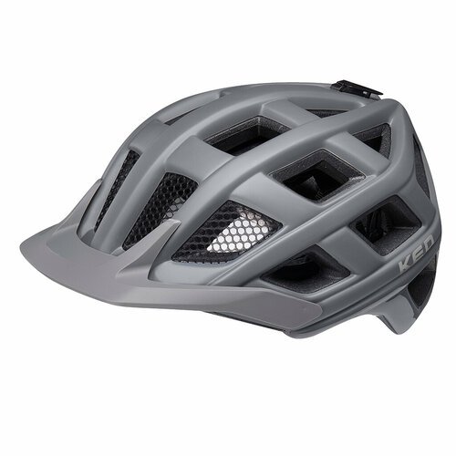 Шлем велосипедный взрослый мужской, женский, защитный велошлем KED Crom Dark Grey Matt серый, для самоката, роликов и скейтборда, размер M (52-58 см)