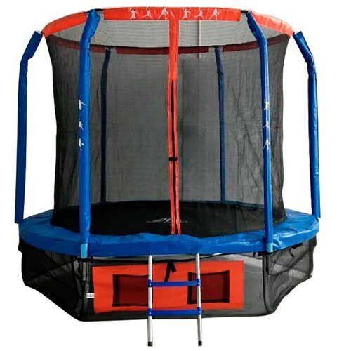 Каркасный батут DFC Jump Basket 8FT-JBSK-B 244х244х150 см , синий/красный