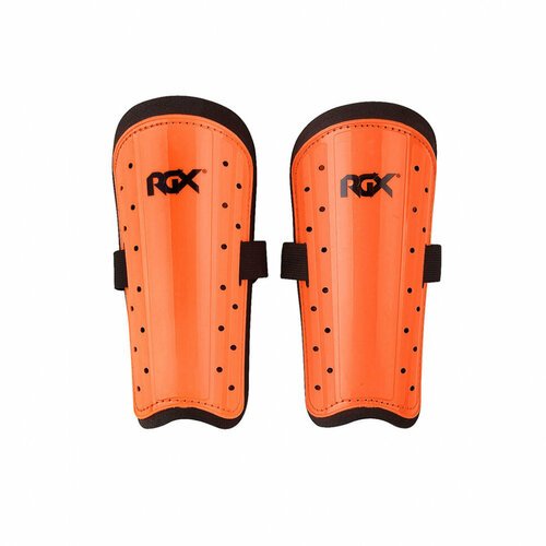 Щитки футбольные RGX-8449 (L, оранжевый)
