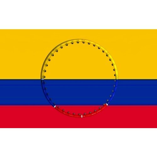 Обруч цвета флага Колумбии