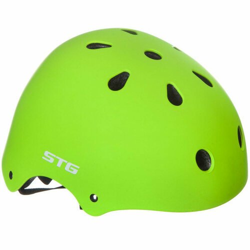 Шлем STG MTV12 салатовый, с фикс застежкой (XS (48-52 см))