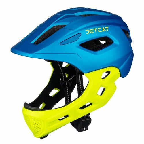 Шлем JETCAT - Start - Blue/Green - размер 'S' (52-56см) защитный велосипедный велошлем детский