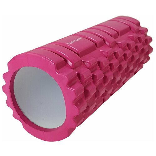 Цилиндр Tunturi Yoga Foam Grid Roller, 33 см, розовый