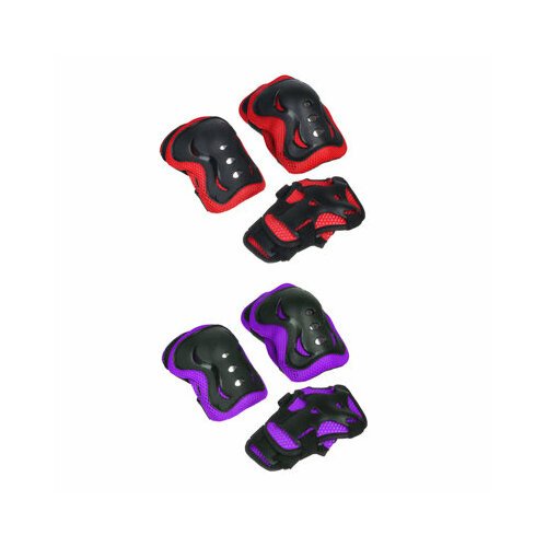 Silapro набор защиты (колени, локти, запястья), размер l, пластик, 2 цвета
