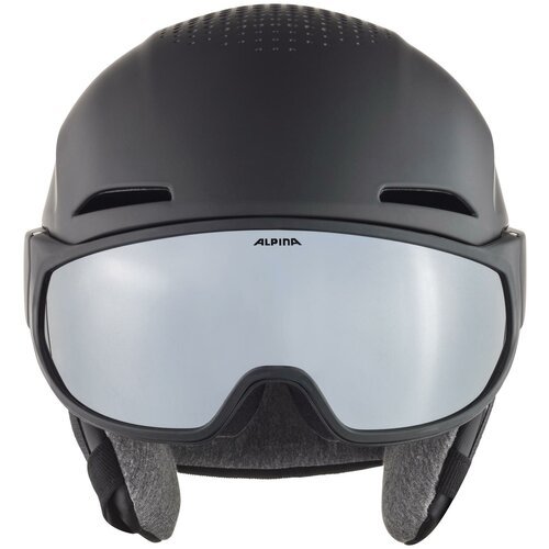Шлем защитный ALPINA, 2021-22 Alto Q-Lite, black matt